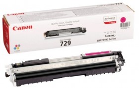 Картридж лазерный CANON (729M) LBP7010C/7018C, пурпурный, оригинальный, ресурс 1000 страниц, 4368b002