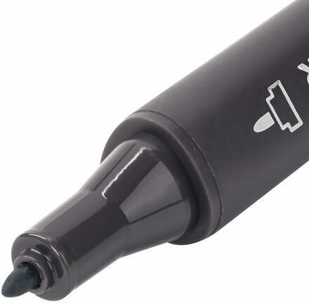 Маркер для скетчинга двусторонний 1 мм - 6 мм BRAUBERG ART CLASSIC, ТЕПЛЫЙ СЕРЫЙ 2 (WG02), 151793