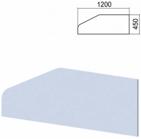 Экран-перегородка к столам "Арго", шириной 1200 мм, серый