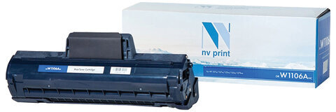 Картридж лазерный NV PRINT (NV-W1106A) для HP 107a/107w/135a/135w/137fnw, ресурс 1000 страниц