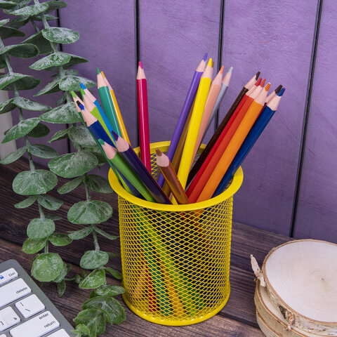 Карандаши цветные BRAUBERG PREMIUM, 24 цвета, трехгранные, грифель мягкий 3 мм, 181663