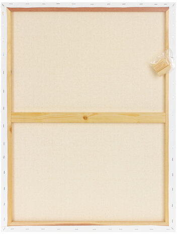 Холст на подрамнике BRAUBERG ART DEBUT, 60х80см, 280 г/м2, грунт, 100% хлопок, мелкое зерно, 191647