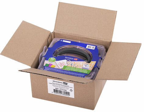 Глина полимерная запекаемая, НАБОР 50 штук (42 цвета) по 20 г, с аксессуарами в кейсе, BRAUBERG ART, 271166