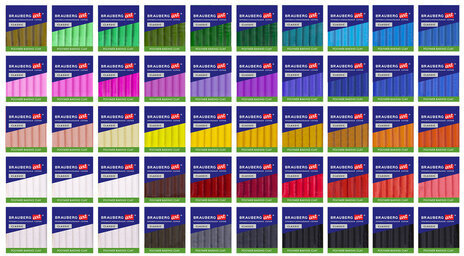 Глина полимерная запекаемая, НАБОР 50 штук (42 цвета) по 20 г, с аксессуарами в кейсе, BRAUBERG ART, 271166