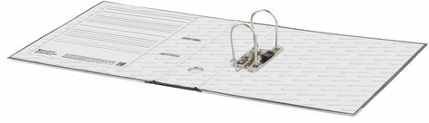 Папка-регистратор BRAUBERG, фактура стандарт, с мраморным покрытием, 75 мм, черный корешок, 220987