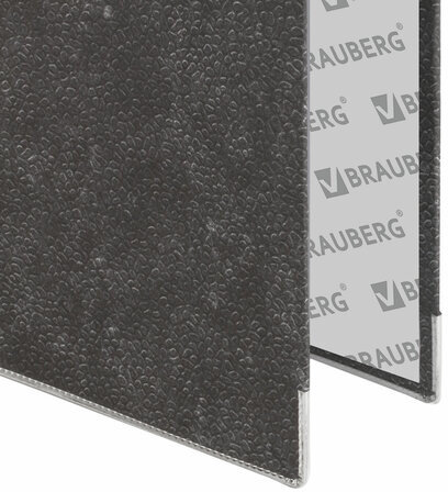 Папка-регистратор BRAUBERG, фактура стандарт, с мраморным покрытием, 75 мм, черный корешок, 220987