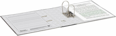 Папка-регистратор BRAUBERG, фактура стандарт, с мраморным покрытием, 75 мм, черный корешок, 220987