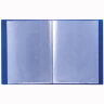 Папка 10 вкладышей BRAUBERG стандарт, синяя, 0,5 мм, 221591