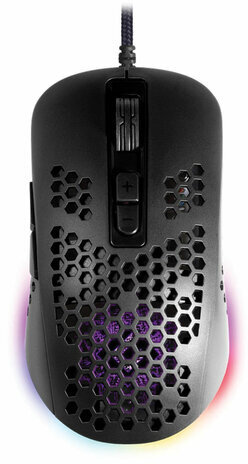 Мышь проводная игровая DEFENDER Shepard GM-620L, USB, 6 кнопок + 1 колесо-кнопка, оптическая, чёрная, 52620