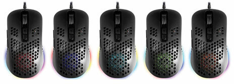 Мышь проводная игровая DEFENDER Shepard GM-620L, USB, 6 кнопок + 1 колесо-кнопка, оптическая, чёрная, 52620