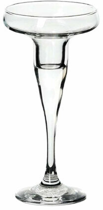 Подсвечник, 170 мм, КОМПЛЕКТ 2 штуки, стекло, PASABAHCE "БЕЙЗИК", фирменная коробка, 44021