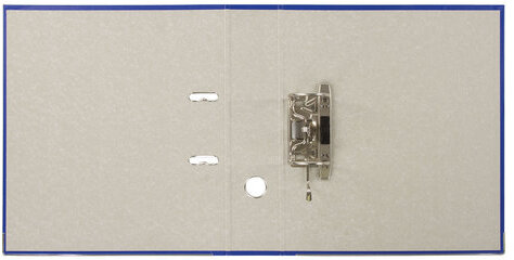 Папка-регистратор, покрытие пластик, 75 мм, ПРОЧНАЯ, с уголком, BRAUBERG, синяя, 226596