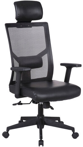 Кресло офисное BRABIX &quot;Spectrum ER-402&quot;, синхромеханизм, подголовник, регулируемые подлокотники, 531836