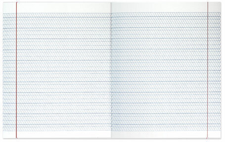 Тетрадь 12 л. BRAUBERG КЛАССИКА NEW частая косая линия с дополнительной горизонтальной, обложка картон, ЗЕЛЕНАЯ, 105693