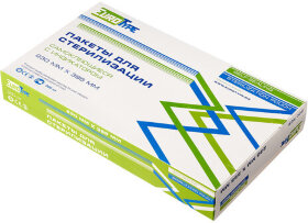 Пакет комбинированный самоклеящийся 230х395 мм EUROTYPE 200 шт., для ПАРОВОЙ/ГАЗОВОЙ стерилизации