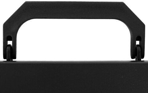 Портфель пластиковый STAFF А4 (320х225х36 мм), без отделений, черный, 229241