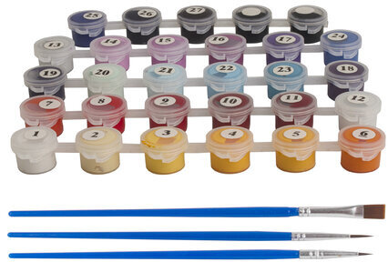 Картина по номерам 40х50 см, ОСТРОВ СОКРОВИЩ "Гавань на закате", на подрамнике, акриловые краски, 3 кисти, 662461.