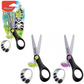 Ножницы MAPED (Франция) "Koopy", 130 мм, закругленные, детские, картонная упаковка с европодвесом, 037910