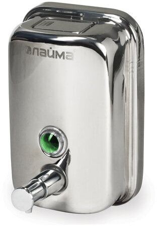 Дозатор для жидкого мыла LAIMA PROFESSIONAL BASIC, 0,5 л., нержавеющая сталь, зеркальный, 601795