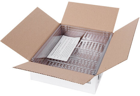 Лотки горизонтальные для бумаг, КОМПЛЕКТ 3 шт., 340х270х70 мм, прозрачный, BRAUBERG "Office", 237258