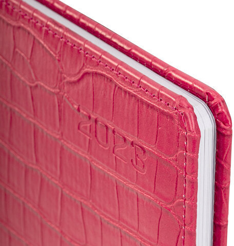 Еженедельник датированный 2023 А5 145х215 мм BRAUBERG "Party", красный, 113953