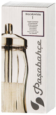 Сахарница с дозатором, объем 260 мл, "Black&White", PASABAHCE, 80078