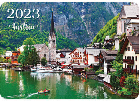 Календарь карманный на 2023 г., 70х100 мм, "Вокруг света", HATBER, Кк757368