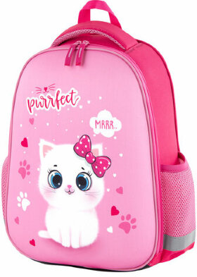 Ранец ПИФАГОР EVA BASIC, 1 отделение, &quot;Fluffy cat&quot;, 39х30х16 см, 270691