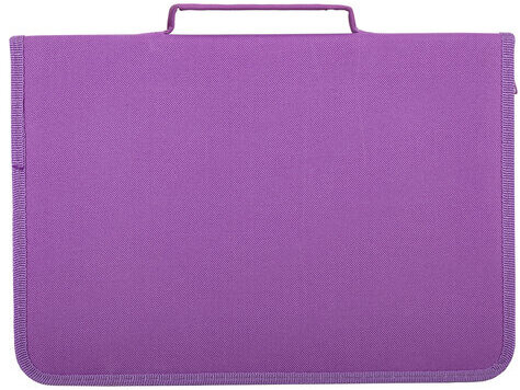 Папка для труда на молнии BRAUBERG А4 с ручкой, 1 отделение, картон, органайзер, "Charming kitten", 270991