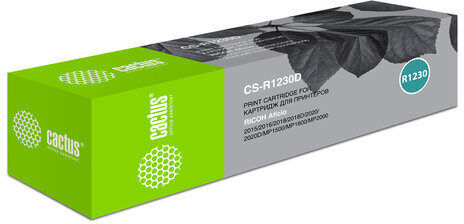 Тонер-картридж CACTUS (CS-R1230D) для RICOH Aficio 2015/2018/2018D, ресурс 9000 стр.