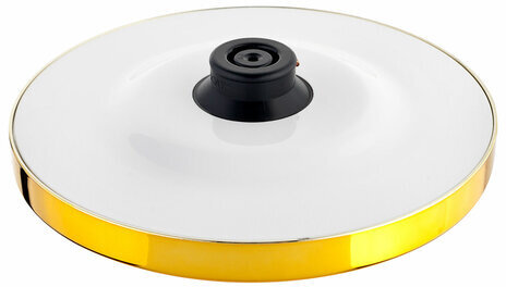 Чайник с термометром BRAYER BR1018, 1,7 л, 2200 Вт, закрытый нагревательный элемент, сталь, белый