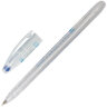 Ручка шариковая масляная PENSAN "Global-21", СИНЯЯ, корпус прозрачный, узел 0,5 мм, линия письма 0,3 мм, 2221