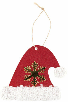 Набор елочных украшений "Фигуристка", 6 шт., дерево, цвет: красный / белый, ЗОЛОТАЯ СКАЗКА, 592003