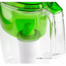 Кувшин-фильтр для очистки воды ГЕЙЗЕР "Дельфин", 3 л, 2 сменных картриджа, зеленый, 62035