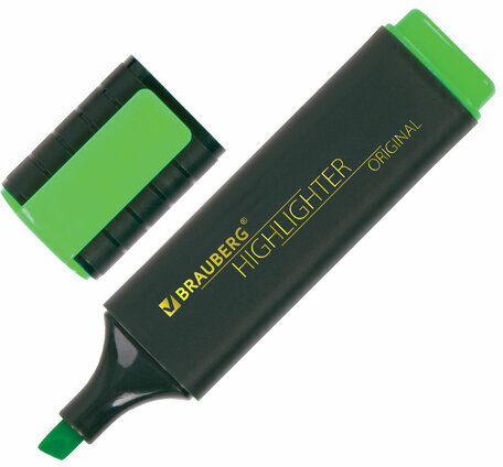 Набор текстовыделителей 6 ЦВЕТОВ, BRAUBERG "ORIGINAL", линия письма 1-5 мм, 151690