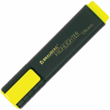 Набор текстовыделителей 6 ЦВЕТОВ, BRAUBERG "ORIGINAL", линия письма 1-5 мм, 151690