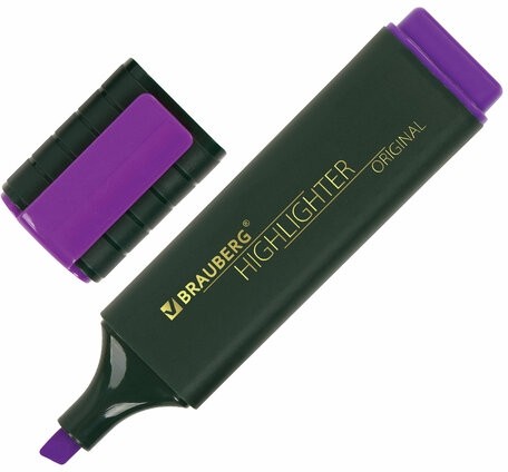 Набор текстовыделителей 6 ЦВЕТОВ, BRAUBERG "ORIGINAL", линия письма 1-5 мм, 151690