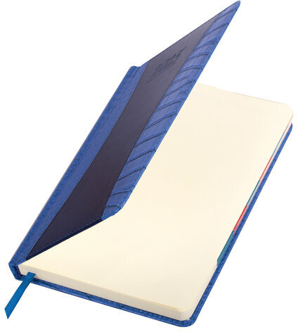 Ежедневник датированный 2025 А5 148х218 мм GALANT "Combi Contract", под кожу, темно-синий, 115711