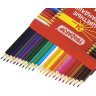 Карандаши цветные ПИФАГОР, 24 цвета, классические, заточенные, картонная упаковка, 180298