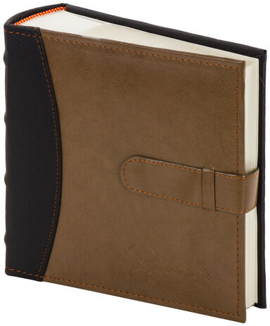 Фотоальбом BRAUBERG "Business style" на 300 фото 10х15 см, под кожу, бумажные страницы, бокс, 391183