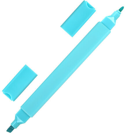 Набор текстовыделителей двусторонних 6 ПАСТЕЛЬНЫХ ЦВЕТОВ, BRAUBERG "Macaroon", линия 1-5 мм, 152513