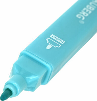 Набор текстовыделителей двусторонних 6 ПАСТЕЛЬНЫХ ЦВЕТОВ, BRAUBERG "Macaroon", линия 1-5 мм, 152513