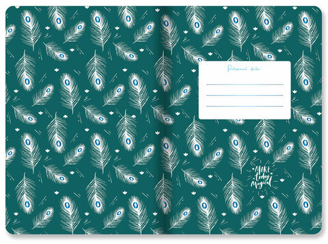 Тетради 40 л. в клетку обложка SoftTouch, НАБОР 3 шт., бежевая бумага 70 г/м2, сшивка, А5 (147х210 мм), SUMMER, BRAUBERG, 403793