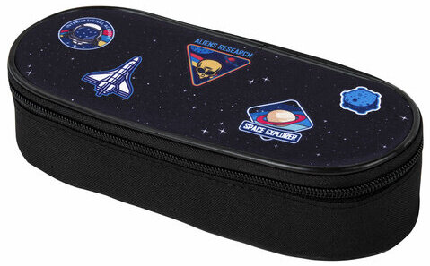 Пенал-футляр BRAUBERG, 1 отделение, органайзер, полиэстер, 22x9х5 см, "Open space", 272313