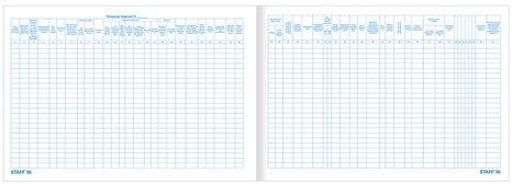 Журнал анализа топлива, 48 л., картон, офсет, А4 (292х200 мм), STAFF, 130266