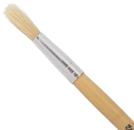 Кисть BRAUBERG, щетина, круглая, № 7, 200198