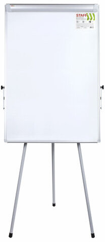 Доска-флипчарт магнитно-маркерная 70х100 см, тренога, регулируемая высота, STAFF, 238002