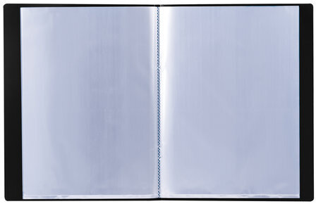 Папка 10 вкладышей BRAUBERG стандарт, черная, 0,5 мм, 221592