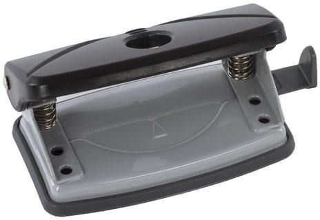 Дырокол BRAUBERG "Original", до 10 листов, черный, 222537