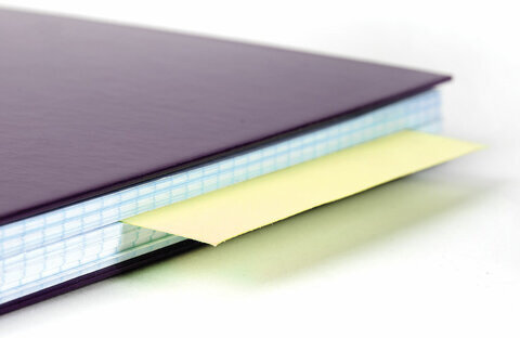 Разделители листов (полосы 240х105 мм) картонные, КОМПЛЕКТ 100 штук, желтые, BRAUBERG, 223972